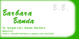 barbara banda business card